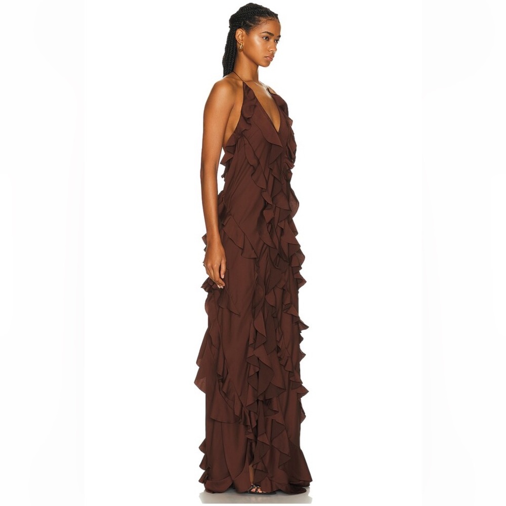Anna October Renata Ruffle Maxi Dress - Picture 2 of 4